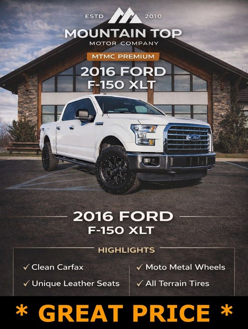 2016 Ford F-150 XLT
