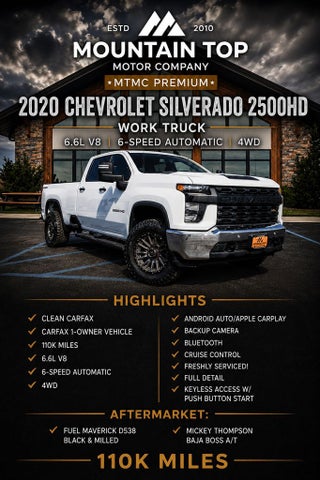 2020 Chevrolet Silverado 2500HD Work Truck