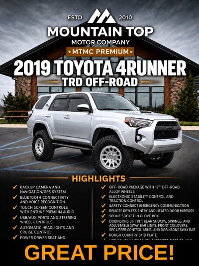 2019 Toyota 4Runner TRD Off-Road