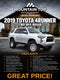 2019 Toyota 4Runner TRD Off-Road