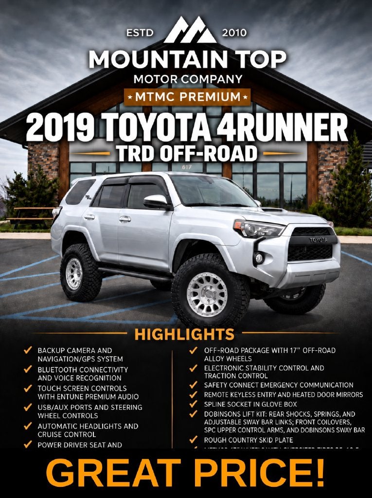 2019 Toyota 4Runner TRD Off-Road