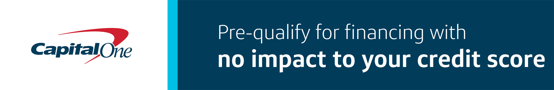Pre-Qualify for financing with capital one